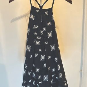 Derek Lamb 10 Crosby navy silk tank